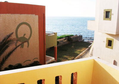 Balcony view to the sea